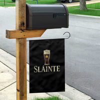 Funny Slainte Stout Beer Irish Drinking St Patricks Day Garden Flag