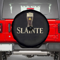 Funny Slainte Stout Beer Irish Drinking St Patricks Day Spare Tire Cover