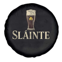 Funny Slainte Stout Beer Irish Drinking St Patricks Day Spare Tire Cover