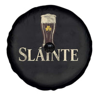 Funny Slainte Stout Beer Irish Drinking St Patricks Day Spare Tire Cover