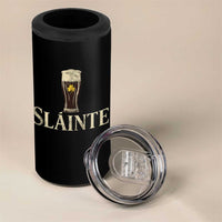 Funny Slainte Stout Beer Irish Drinking St Patricks Day 4 in 1 Can Cooler Tumbler