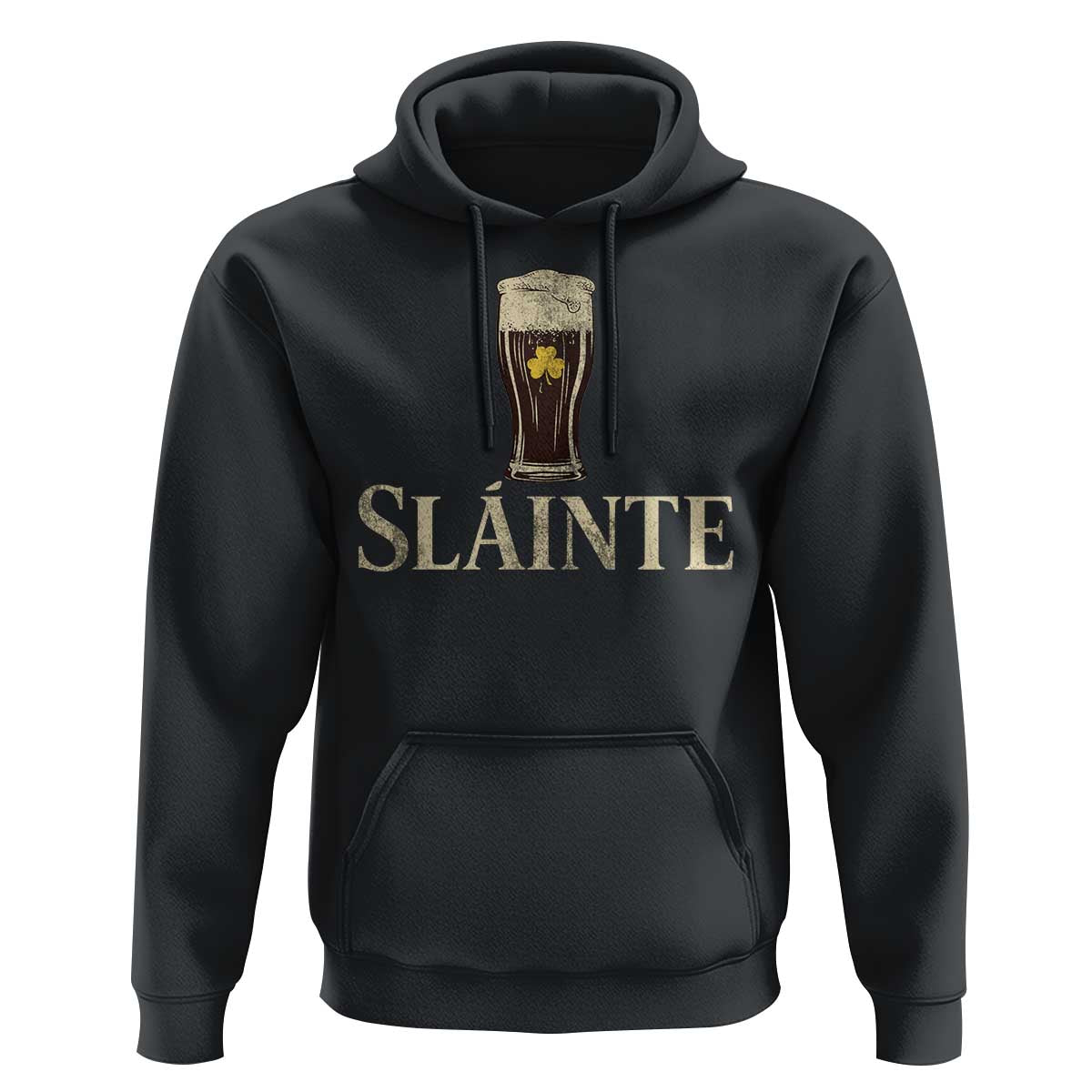 Funny Slainte Stout Beer Irish Drinking St Patricks Day Hoodie