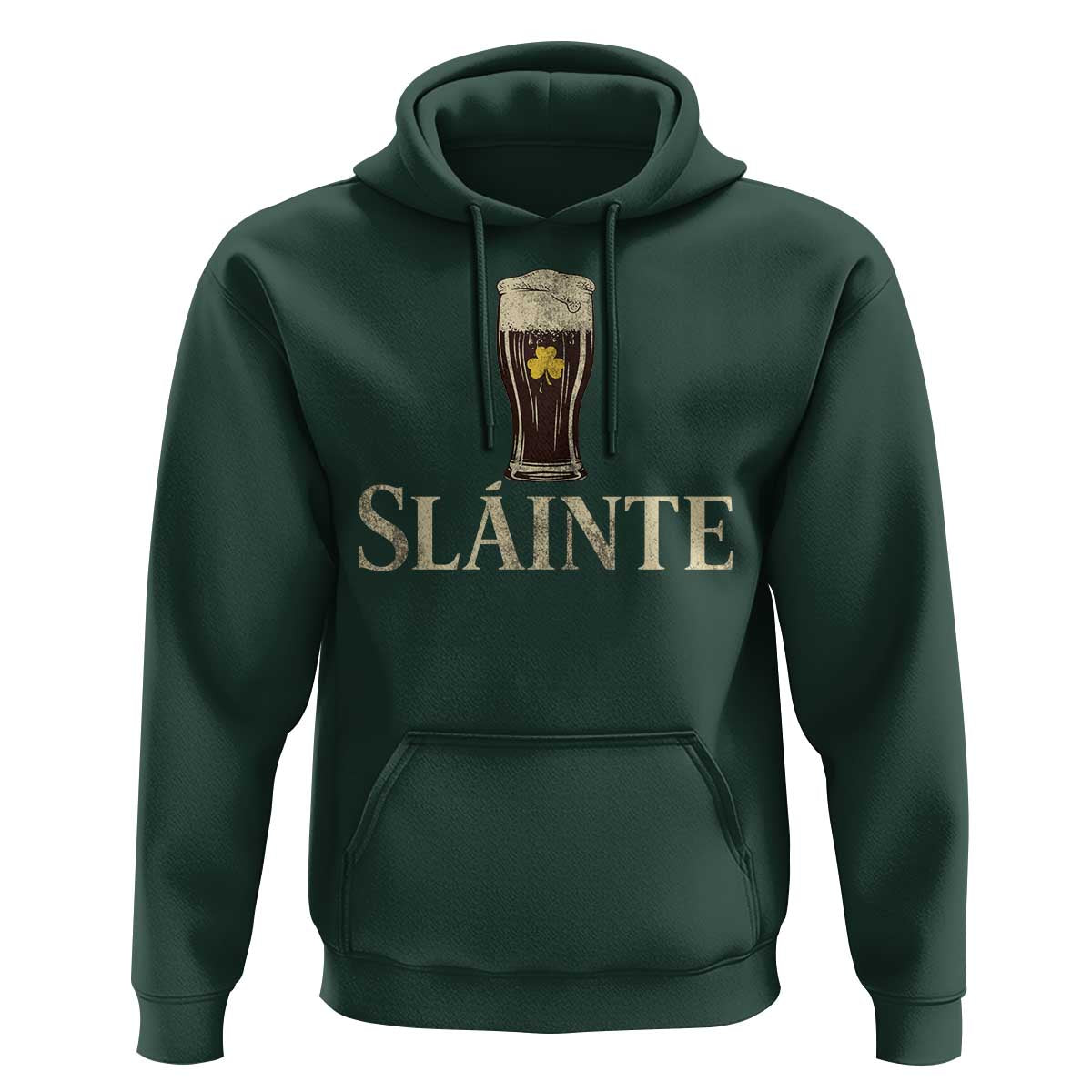 Funny Slainte Stout Beer Irish Drinking St Patricks Day Hoodie