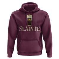 Funny Slainte Stout Beer Irish Drinking St Patricks Day Hoodie