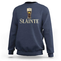Funny Slainte Stout Beer Irish Drinking St Patricks Day Sweatshirt