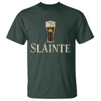 Funny Slainte Stout Beer Irish Drinking St Patricks Day T Shirt