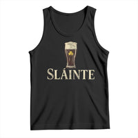 Funny Slainte Stout Beer Irish Drinking St Patricks Day Tank Top