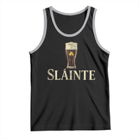 Funny Slainte Stout Beer Irish Drinking St Patricks Day Tank Top