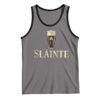 Funny Slainte Stout Beer Irish Drinking St Patricks Day Tank Top