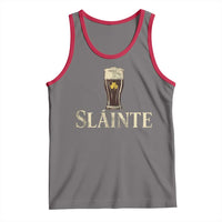 Funny Slainte Stout Beer Irish Drinking St Patricks Day Tank Top