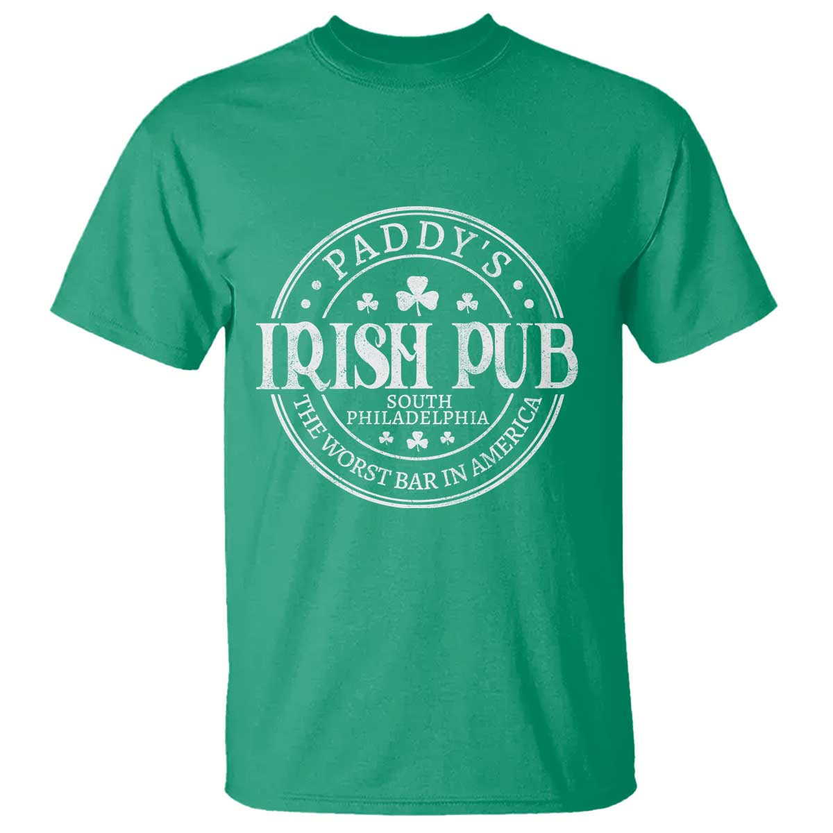 Funny Paddys Irish Pub T Shirt The Worst Bar In America St Patricks Day Beer Drinking