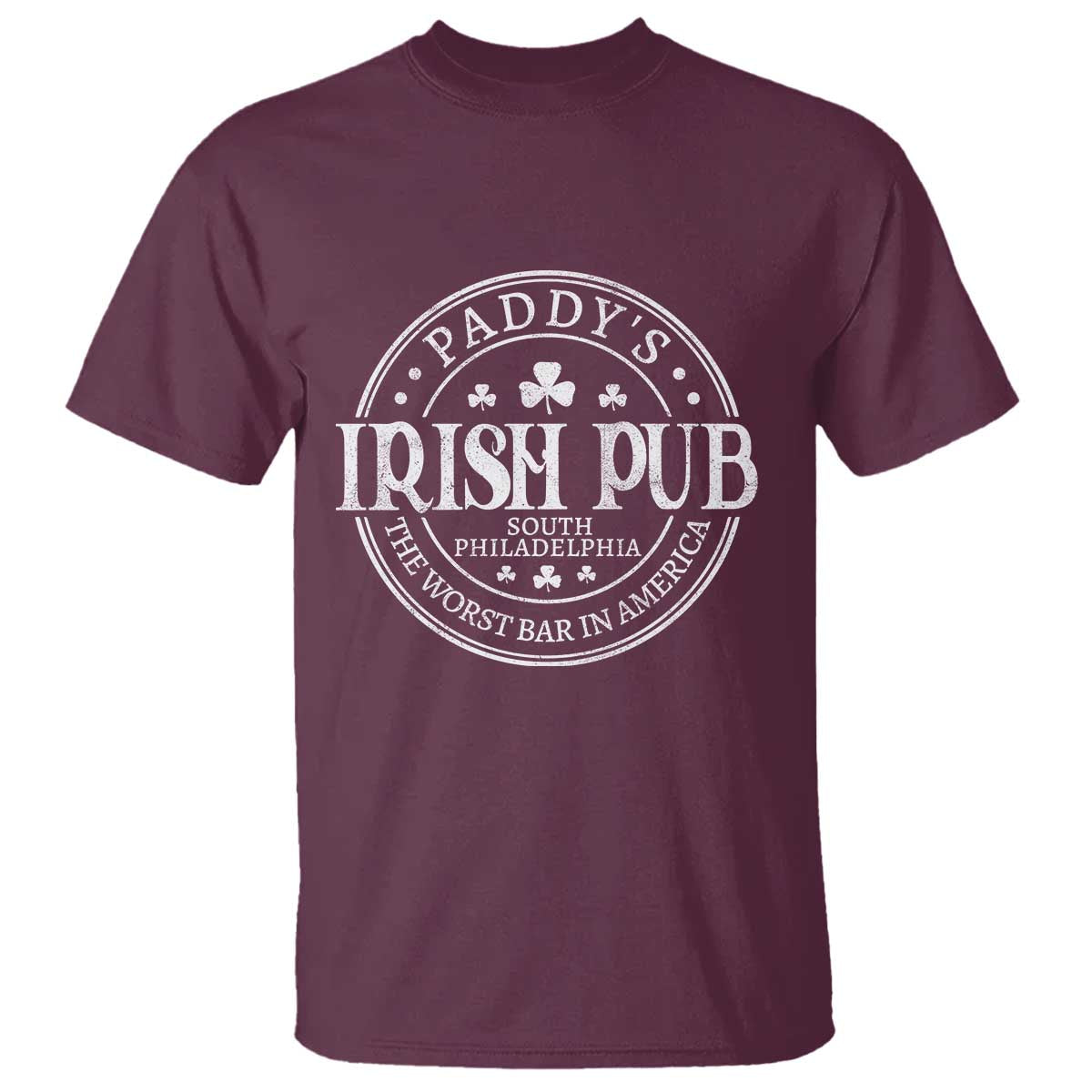 Funny Paddys Irish Pub T Shirt The Worst Bar In America St Patricks Day Beer Drinking