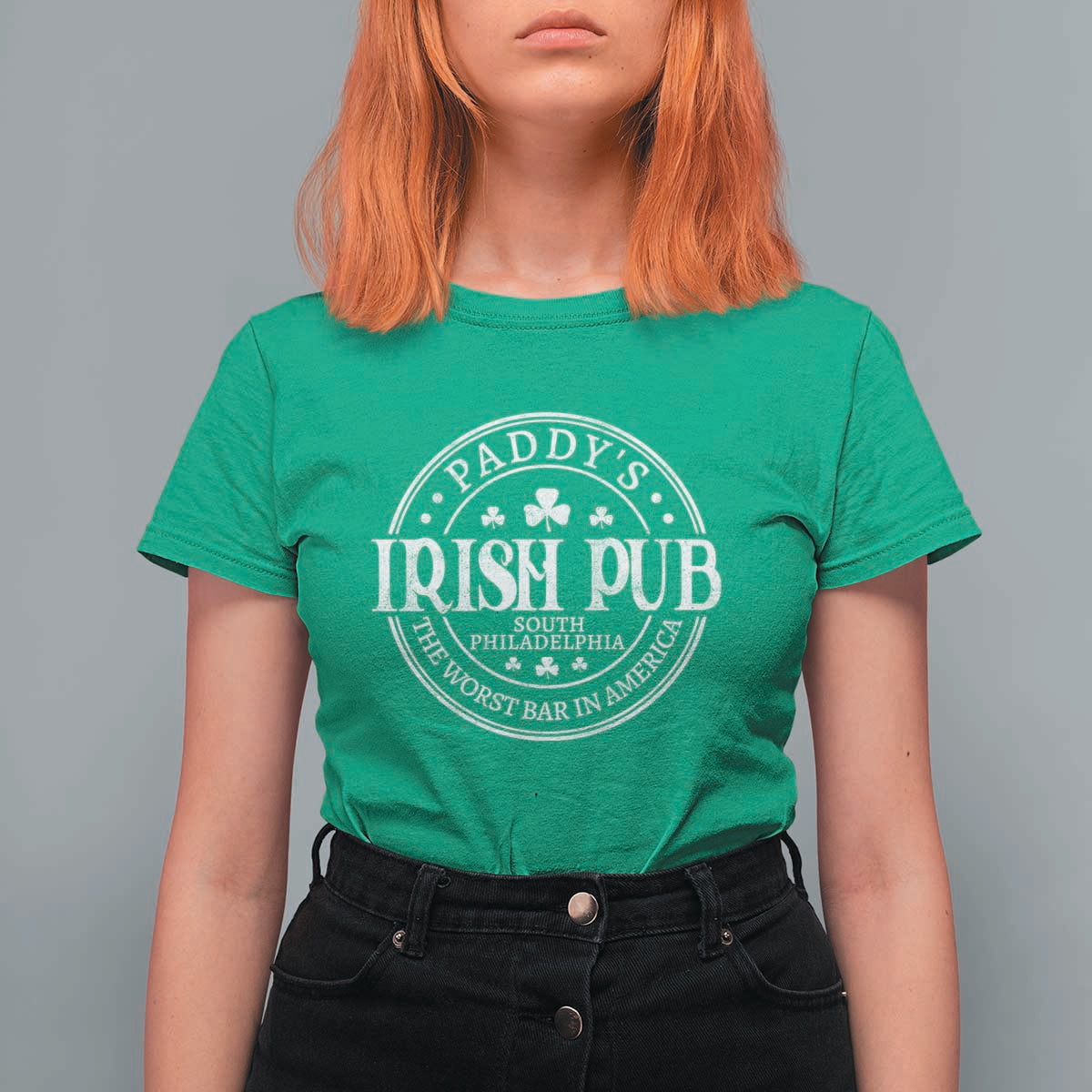 Funny Paddys Irish Pub T Shirt For Women The Worst Bar In America St Patricks Day Beer Drinking