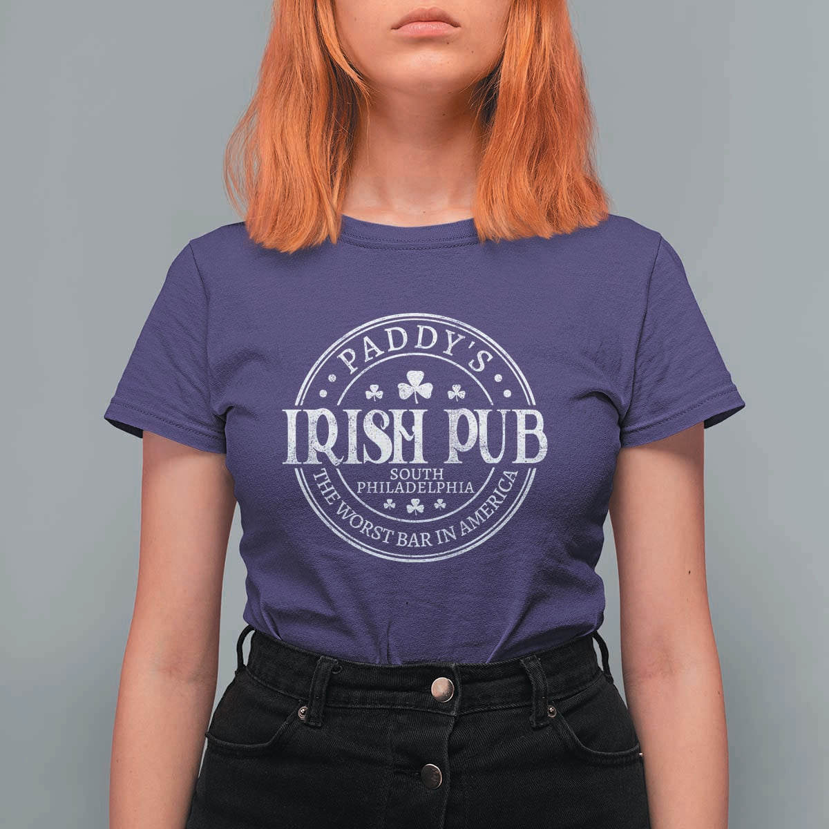 Funny Paddys Irish Pub T Shirt For Women The Worst Bar In America St Patricks Day Beer Drinking