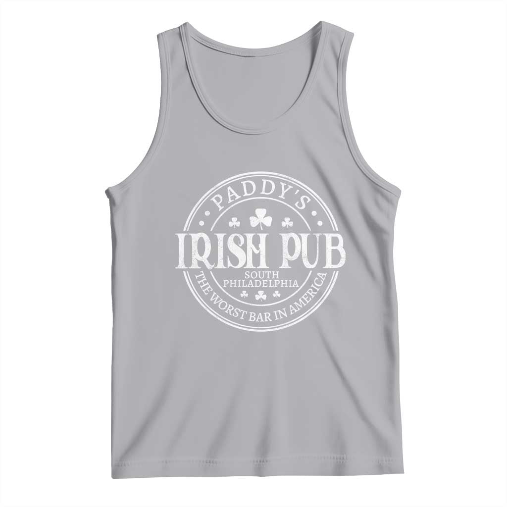 Funny Paddys Irish Pub Tank Top The Worst Bar In America St Patricks Day Beer Drinking