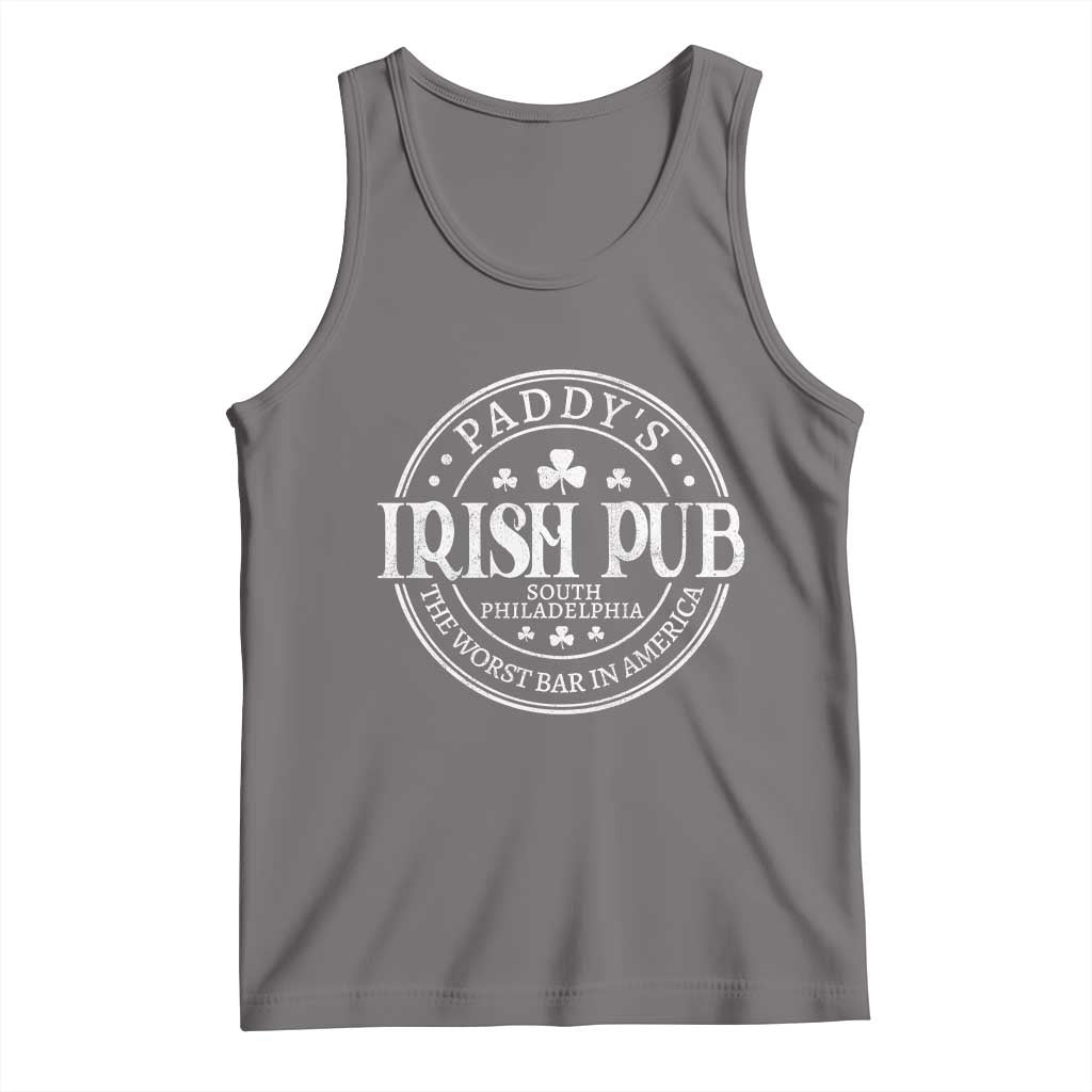 Funny Paddys Irish Pub Tank Top The Worst Bar In America St Patricks Day Beer Drinking