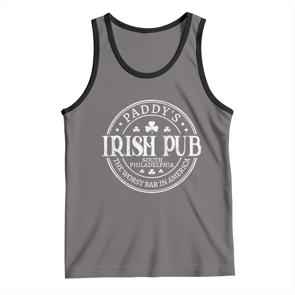 Funny Paddys Irish Pub Tank Top The Worst Bar In America St Patricks Day Beer Drinking