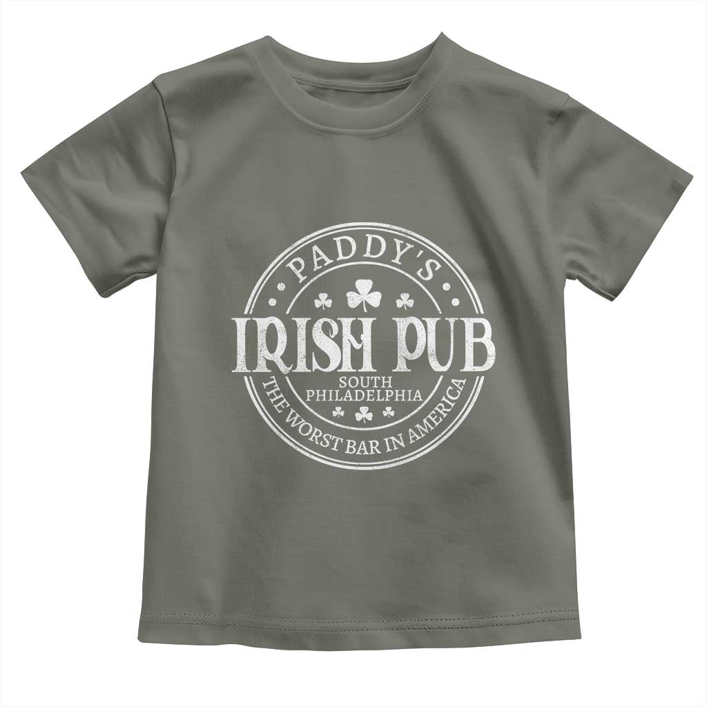 Funny Paddys Irish Pub Toddler T Shirt The Worst Bar In America St Patricks Day Beer Drinking