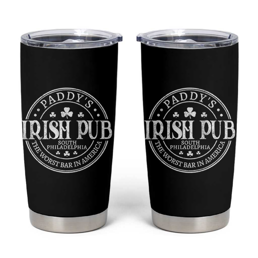 Funny Paddys Irish Pub Tumbler Cup The Worst Bar In America St Patricks Day Beer Drinking
