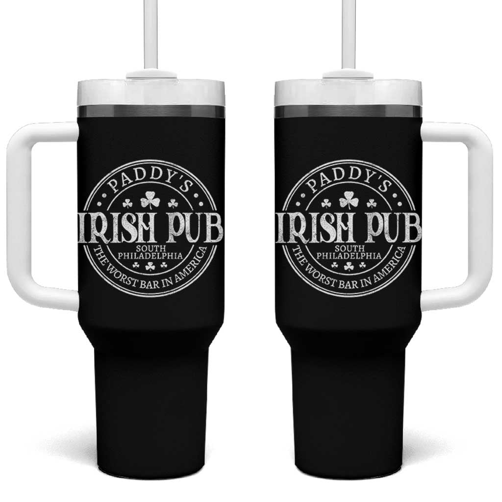 Funny Paddys Irish Pub Tumbler With Handle The Worst Bar In America St Patricks Day Beer Drinking