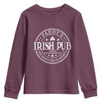 Funny Paddys Irish Pub Youth Sweatshirt The Worst Bar In America St Patricks Day Beer Drinking