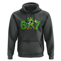 Funny Six Seven 67 St Patricks Day Dabbing Shamrock Hoodie
