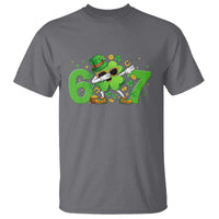 Funny Six Seven 67 St Patricks Day Dabbing Shamrock T Shirt