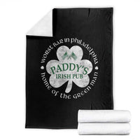 Funny Paddys Irish Pub Throw Blanket Worst Bar In Philadelphia St Patricks Day Beer Drinking