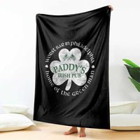 Funny Paddys Irish Pub Throw Blanket Worst Bar In Philadelphia St Patricks Day Beer Drinking