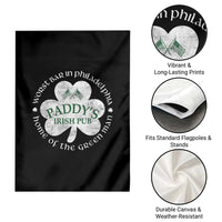 Funny Paddys Irish Pub Garden Flag Worst Bar In Philadelphia St Patricks Day Beer Drinking