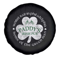 Funny Paddys Irish Pub Spare Tire Cover Worst Bar In Philadelphia St Patricks Day Beer Drinking