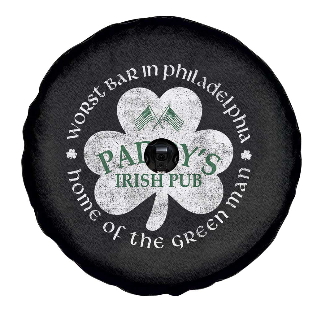 Funny Paddys Irish Pub Spare Tire Cover Worst Bar In Philadelphia St Patricks Day Beer Drinking
