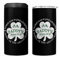 Funny Paddys Irish Pub 4 in 1 Can Cooler Tumbler Worst Bar In Philadelphia St Patricks Day Beer Drinking