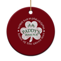 Funny Paddys Irish Pub Ceramic Ornament Worst Bar In Philadelphia St Patricks Day Beer Drinking
