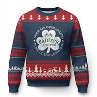 Funny Paddys Irish Pub Ugly Christmas Sweater Worst Bar In Philadelphia St Patricks Day Beer Drinking