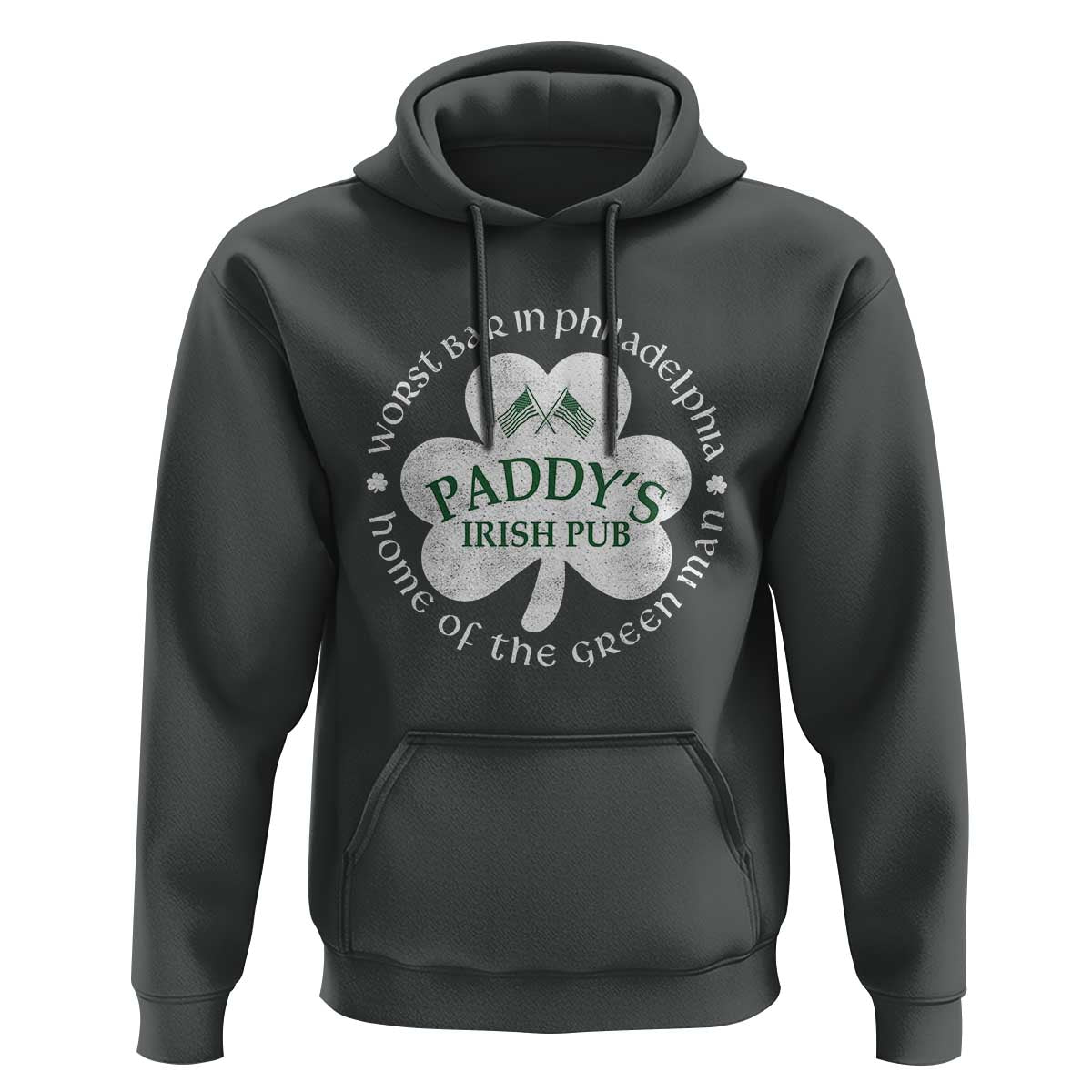 Funny Paddys Irish Pub Hoodie Worst Bar In Philadelphia St Patricks Day Beer Drinking