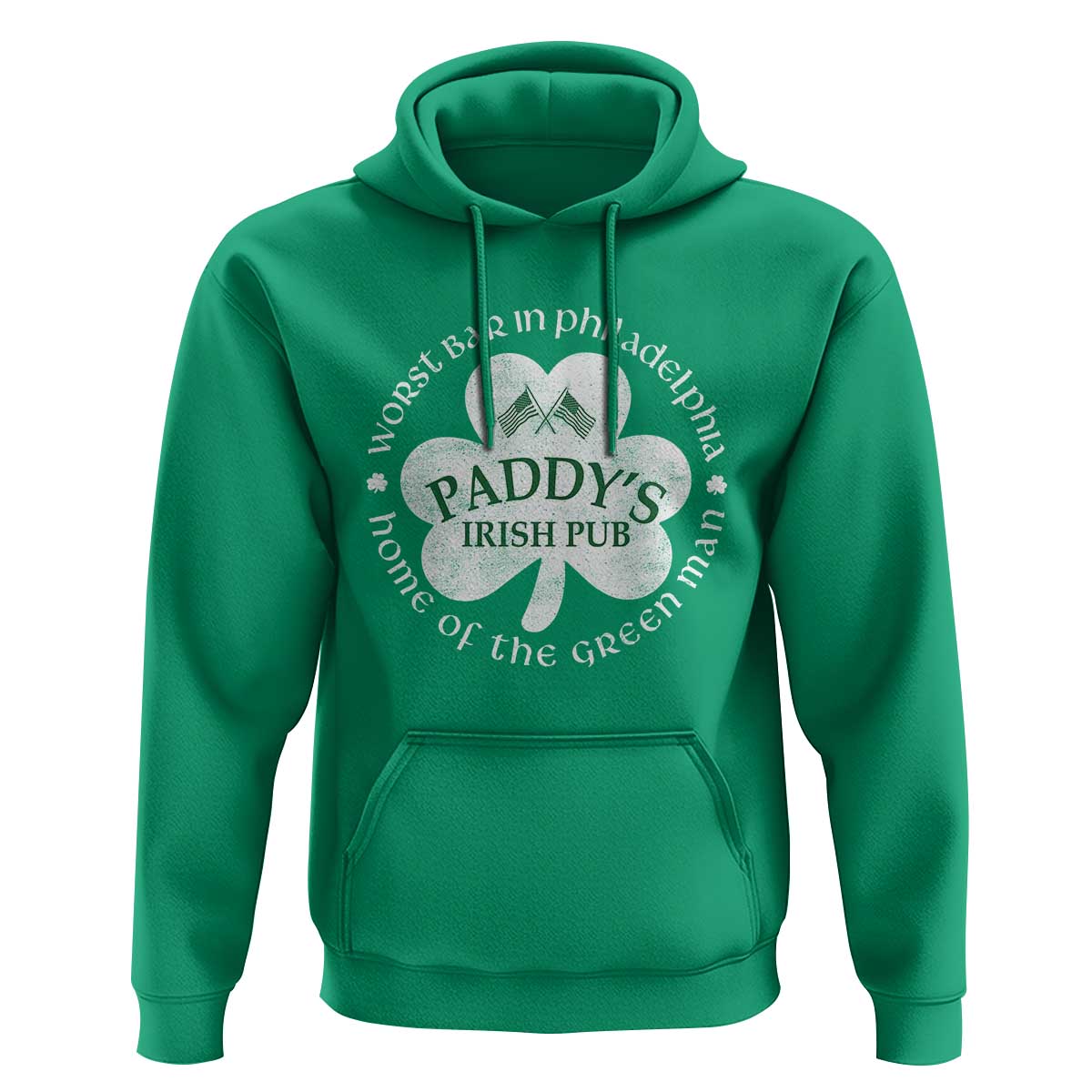 Funny Paddys Irish Pub Hoodie Worst Bar In Philadelphia St Patricks Day Beer Drinking