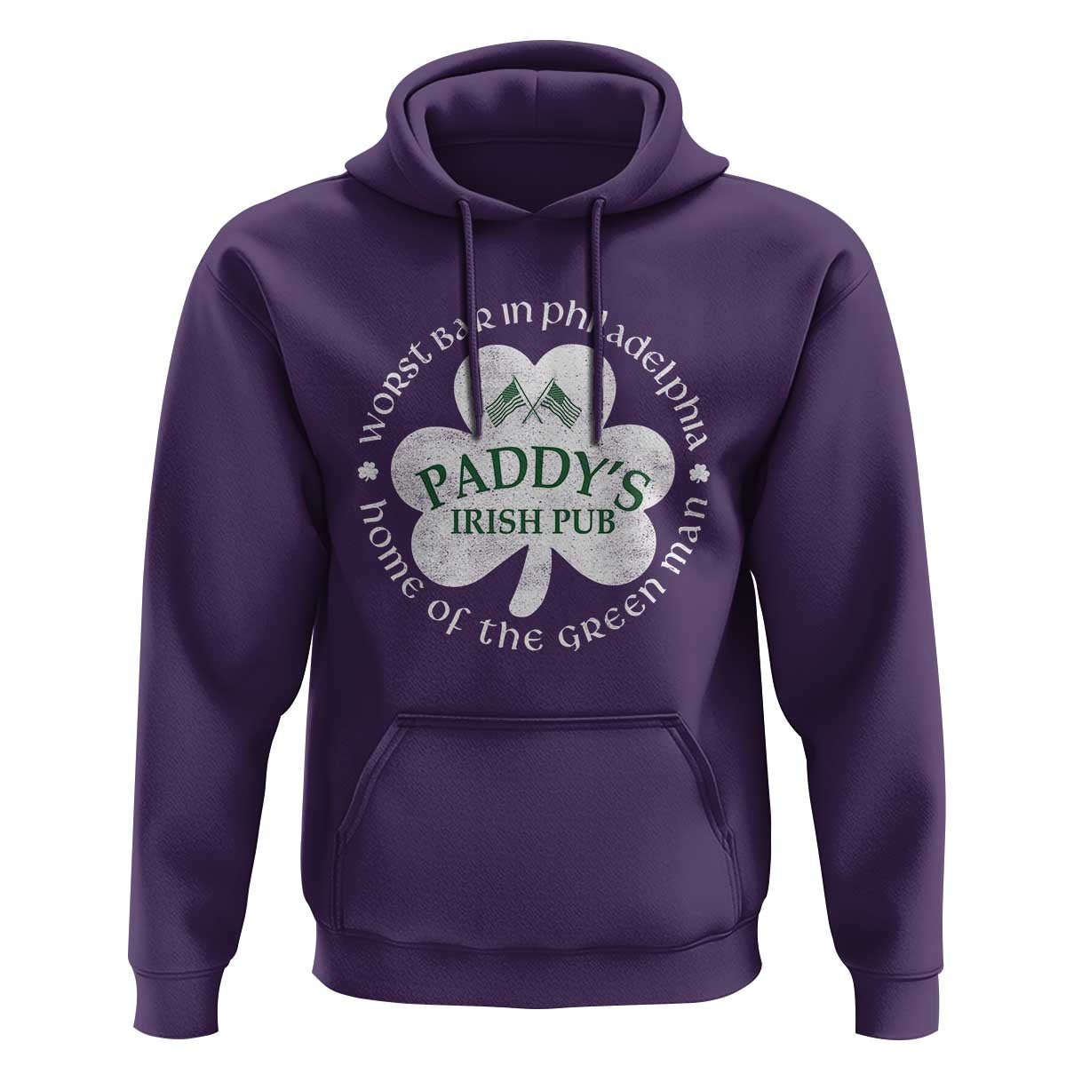 Funny Paddys Irish Pub Hoodie Worst Bar In Philadelphia St Patricks Day Beer Drinking