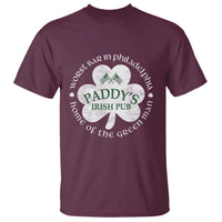 Funny Paddys Irish Pub T Shirt Worst Bar In Philadelphia St Patricks Day Beer Drinking