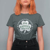 Funny Paddys Irish Pub T Shirt For Women Worst Bar In Philadelphia St Patricks Day Beer Drinking