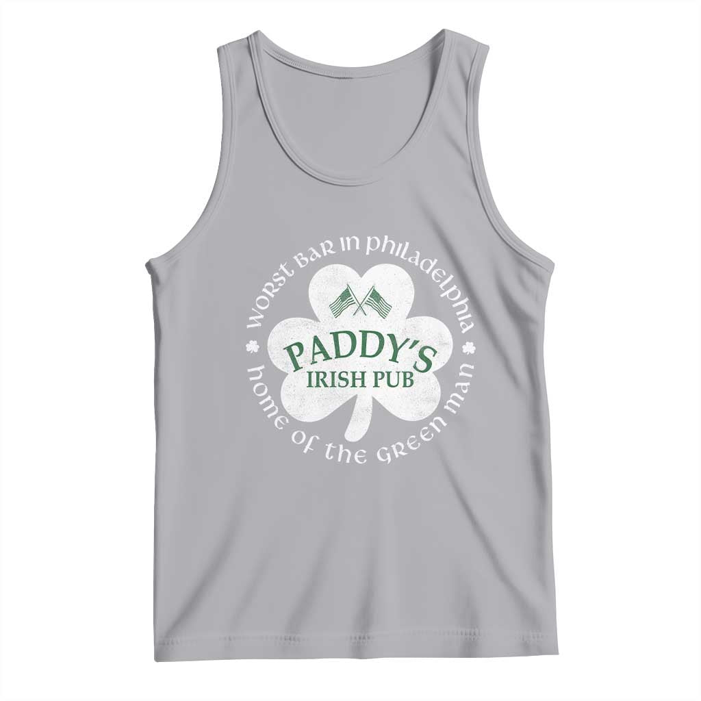 Funny Paddys Irish Pub Tank Top Worst Bar In Philadelphia St Patricks Day Beer Drinking