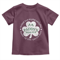 Funny Paddys Irish Pub Toddler T Shirt Worst Bar In Philadelphia St Patricks Day Beer Drinking