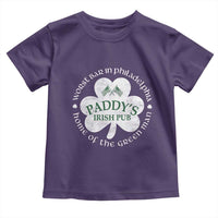 Funny Paddys Irish Pub Toddler T Shirt Worst Bar In Philadelphia St Patricks Day Beer Drinking