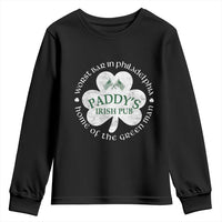Funny Paddys Irish Pub Youth Sweatshirt Worst Bar In Philadelphia St Patricks Day Beer Drinking