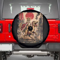 Princess Donut Riding Mongo Spare Tire Cover Japanese Vintage Graphic Ukiyoe Art
