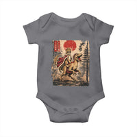Princess Donut Riding Mongo Baby Onesie Japanese Vintage Graphic Ukiyoe Art