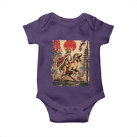 Princess Donut Riding Mongo Baby Onesie Japanese Vintage Graphic Ukiyoe Art