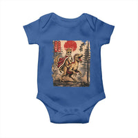 Princess Donut Riding Mongo Baby Onesie Japanese Vintage Graphic Ukiyoe Art