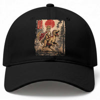Princess Donut Riding Mongo Baseball Cap Japanese Vintage Graphic Ukiyoe Art