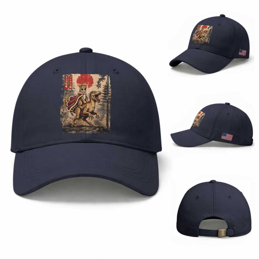 Princess Donut Riding Mongo Baseball Cap Japanese Vintage Graphic Ukiyoe Art